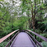 Biking and Blading at Tynehead Park